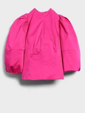 BR x HARBISON Balloon-Sleeve Top